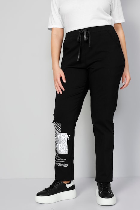 Joggpants, Bein-Print, Elastikbund