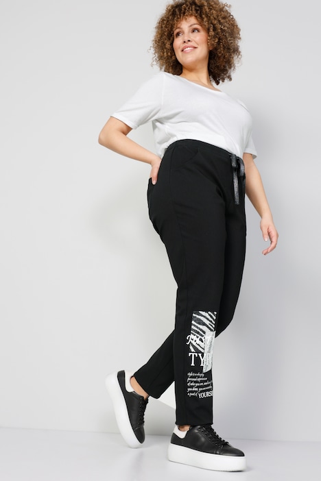 Joggpants, Bein-Print, Elastikbund