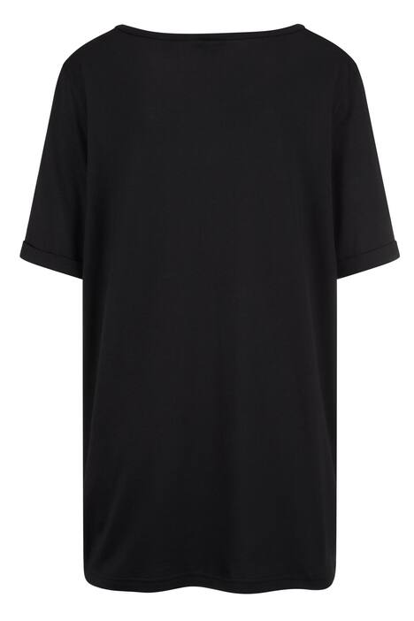 Longshirt, großer Druck, Rundhals, Halbarm