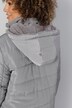 Steppjacke, Kapuze, verdeckter Zipper, Langarm