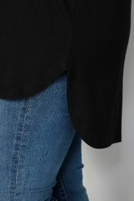 T-Shirt, großer Print, Rundhals, 3/4-Ärmel