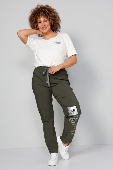 Joggpants, Schriftdruck, Elastikbund