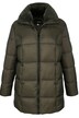 Steppjacke, abnehmbarer Webpelz-Kragen, Zipper