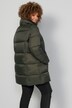 Steppjacke, abnehmbarer Webpelz-Kragen, Zipper