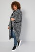 Long-Hemdjacke, Teddyfleece, Leomuster