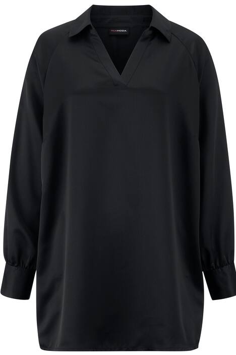 Blouse in vloeiende stof