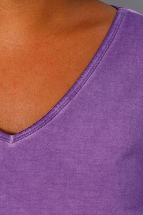 Longshirt, V-Ausschnitt, Langarm mit Spitze