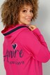 Long-Hoodie, oversized, Rückenprint AMORE