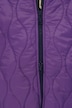 Long-Steppweste, Kapuze, Zipper