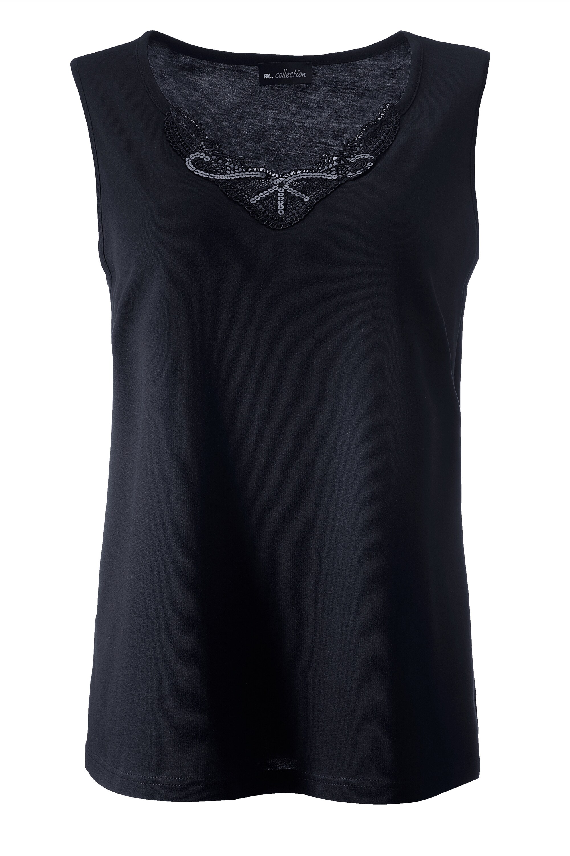 meyermode Damen große Größen Top figurfreundlich V Ausschnitt