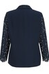 Stretch Fit Lace Sleeve Blazer