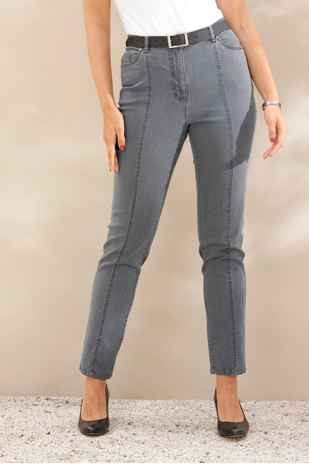 Große Größen Jeans, Damen, braun, Größe: 28, Baumwolle/Polyester, Ulla Popken