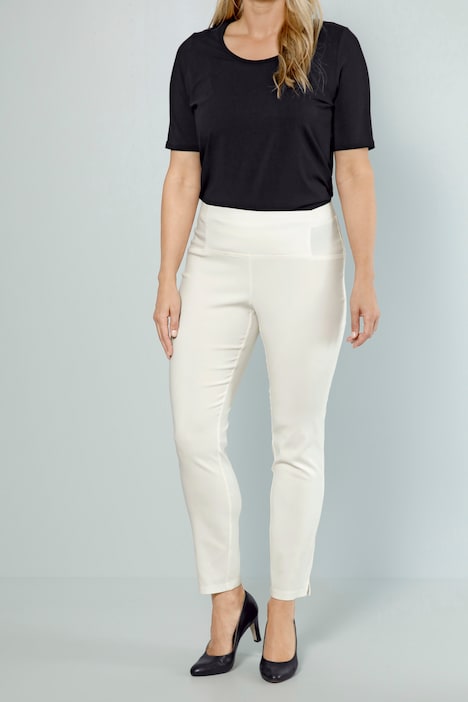 Wrinkle-Free Elastic Waist Pants