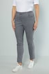 Slim fit 4-pocket jeans with decorative seam and elastic waist