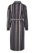 Midikleid, Straight Fit, grafisches Muster, Langarm