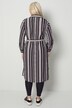 Midikleid, Straight Fit, grafisches Muster, Langarm