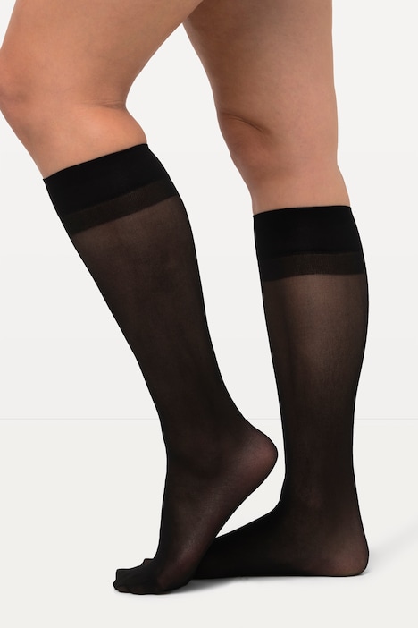 Soft Opaque Knee High Socks (Pack of 3) : : Clothing