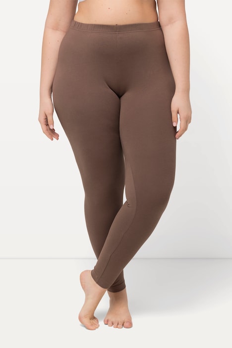 Legging en coton avec taille élastique, coupe Slim