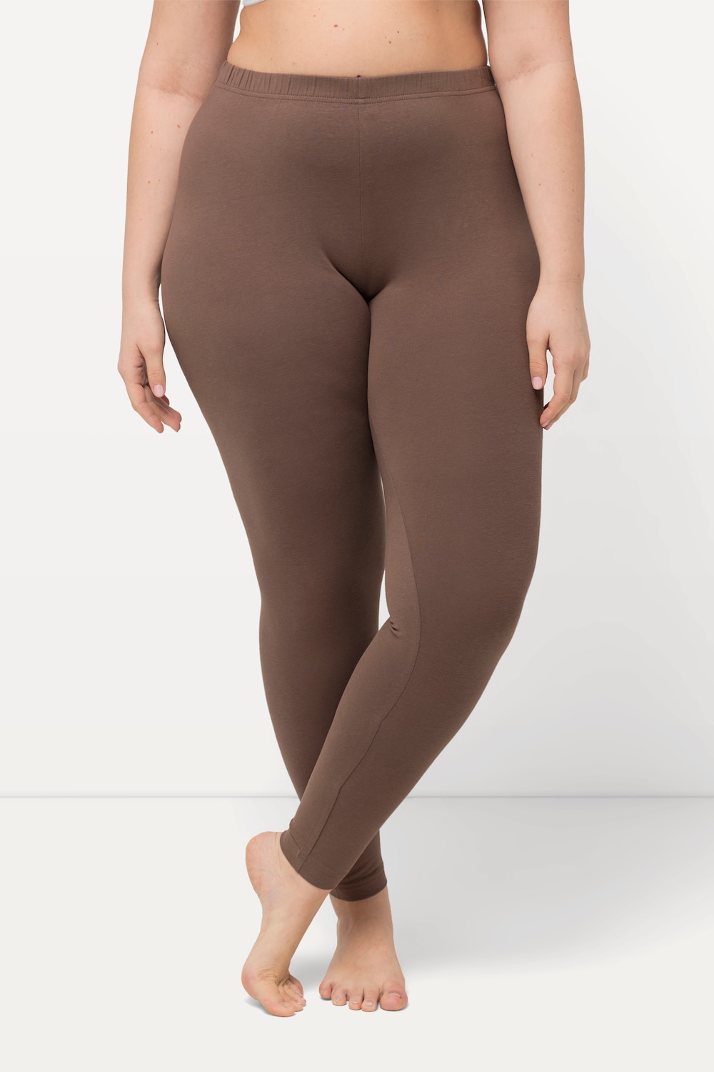 Große Größen Leggings, Damen, braun, Größe: 46/48, Baumwolle, Ulla Popken