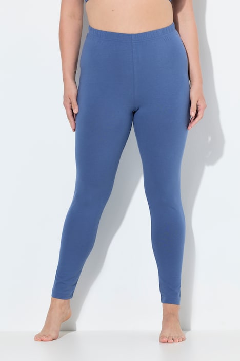 Basic Stretch Knit Ankle Length Leggings