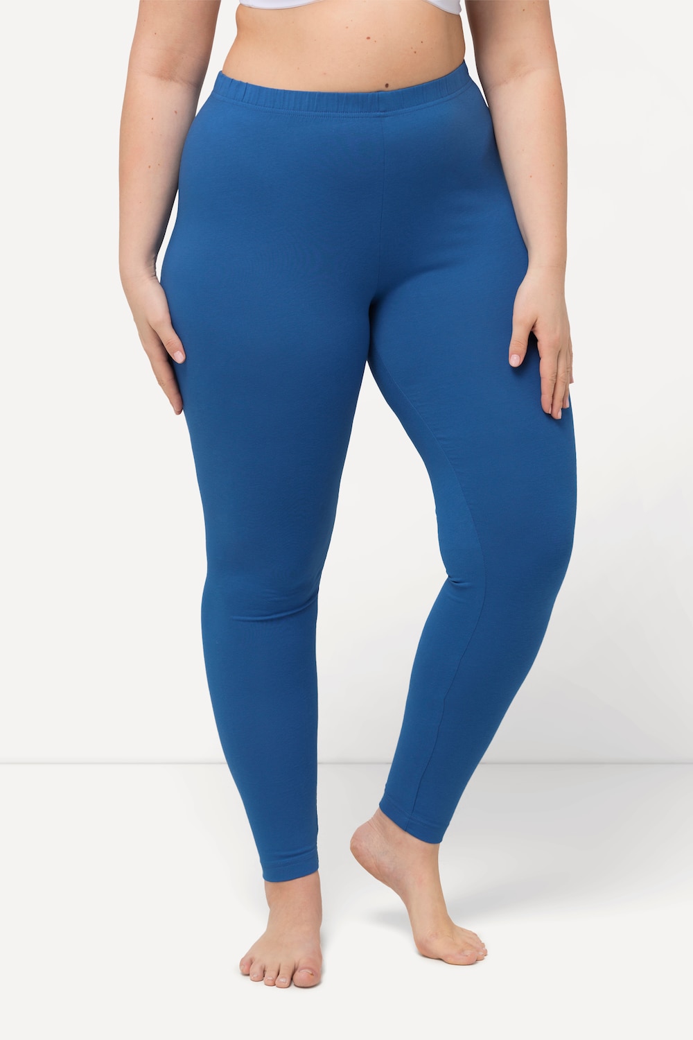 Große Größen Leggings, Damen, blau, Größe: 46/48, Baumwolle, Ulla Popken