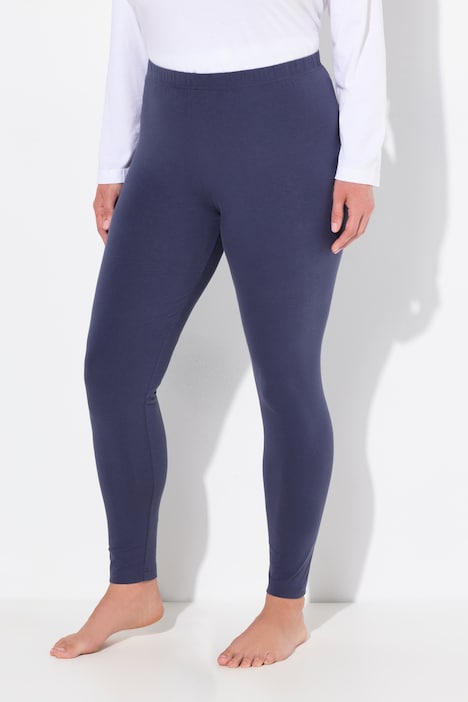 Legging en coton avec taille élastique, coupe Slim