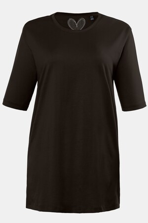 Duże rozmiary T-shirt Basic, damska, czarny, rozmiar: 62/64, bawełna, Ulla Popken