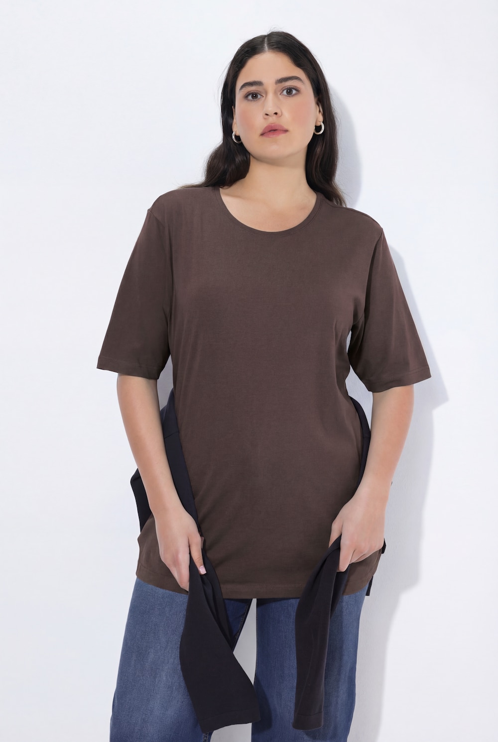 T-Shirt, Rundhalsausschnitt, Relaxed, Halbarm