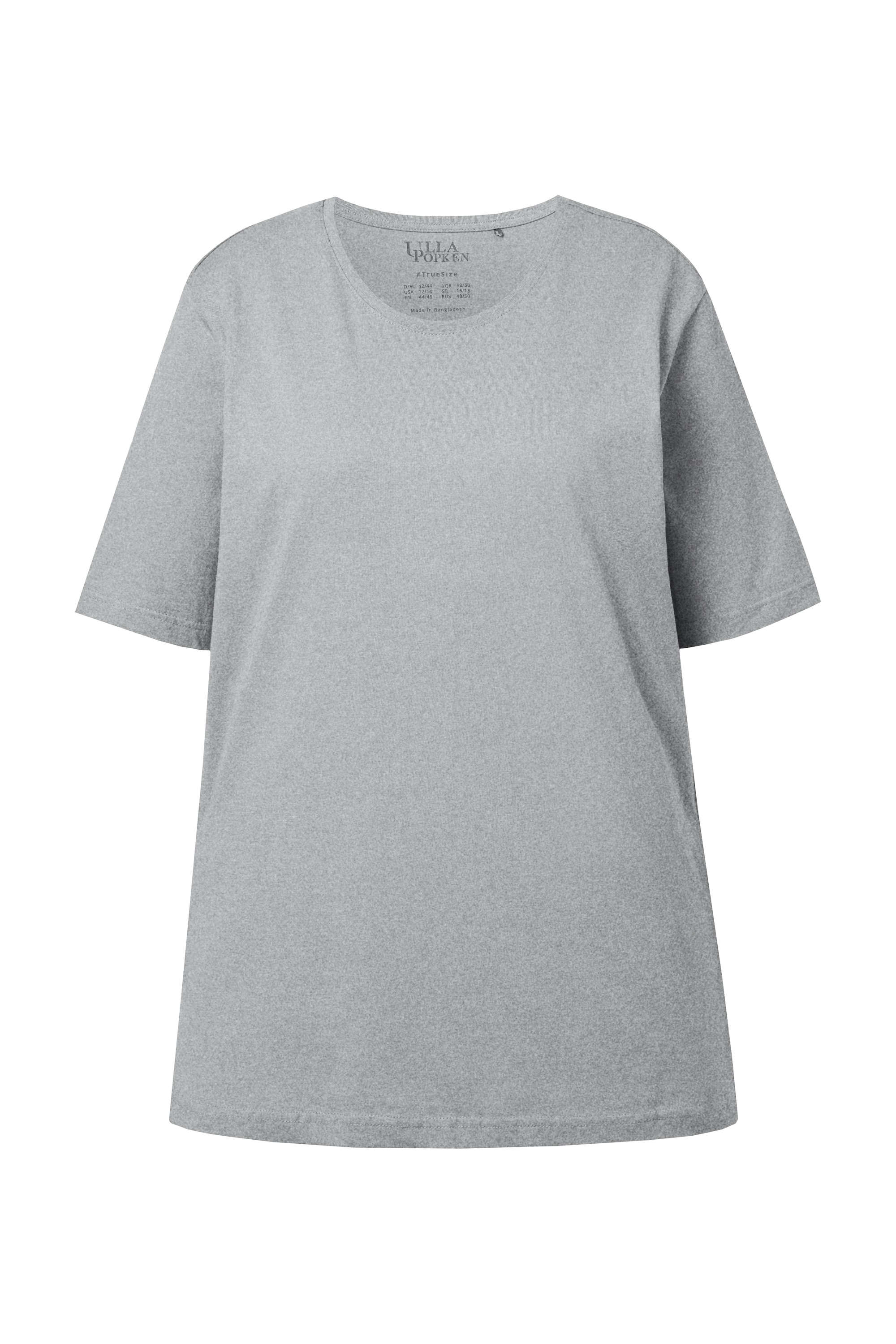 Ulla Popken Damen große Größen T Shirt Rundhalsausschnitt Relaxed Halbarm 486910