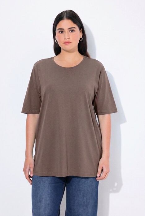 T-Shirt, Rundhalsausschnitt, Relaxed, Halbarm
