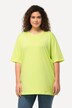 T-shirt, okrągły dekolt, luźny krój, rękaw 1/2