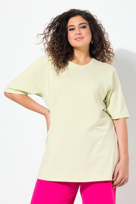 T-shirt coupe Relaxed Fit, col rond et manches courtes