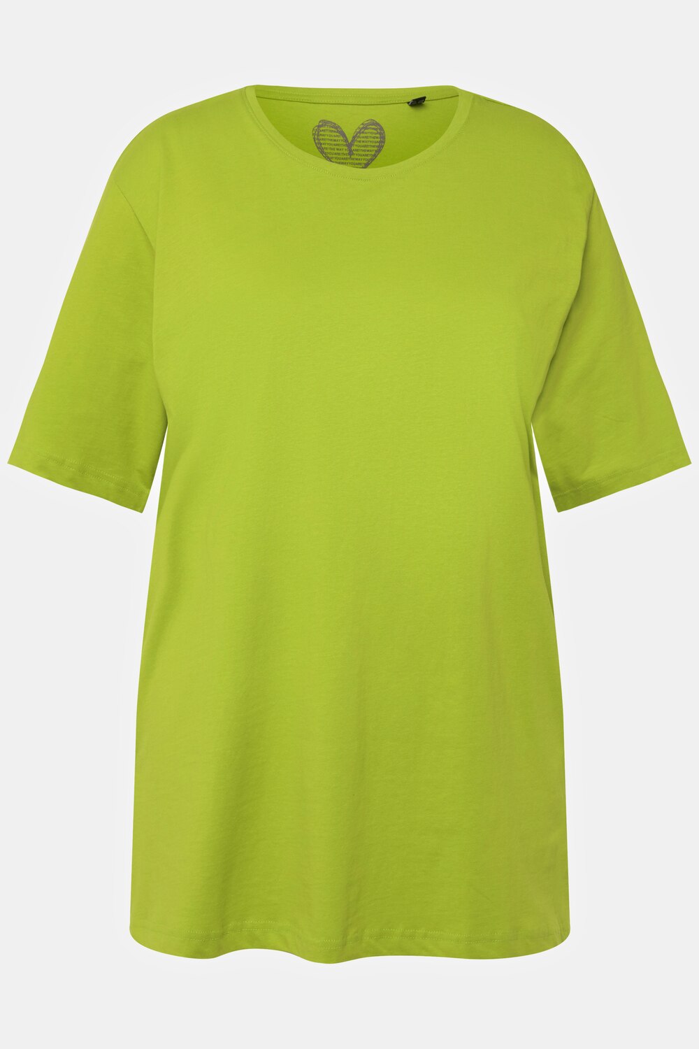 Grote Maten T-shirt, Dames, groen, Maat: 42/44, Katoen/Viscose, Ulla Popken