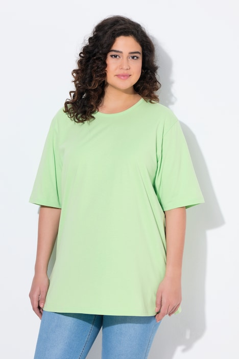 Basic Round Neck Short Sleeve Relaxed Fit  Tee