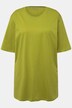 T-shirt, okrągły dekolt, luźny krój, rękaw 1/2