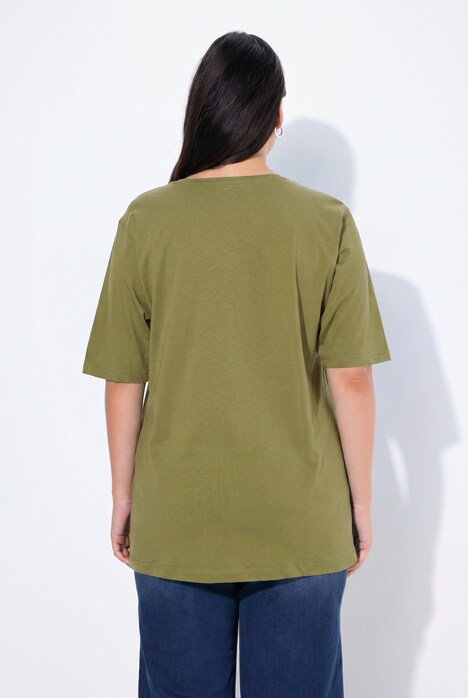 T-Shirt, Rundhalsausschnitt, Relaxed, Halbarm