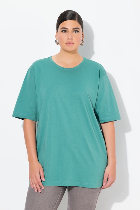 Basic Round Neck Short Sleeve Relaxed Fit  Tee