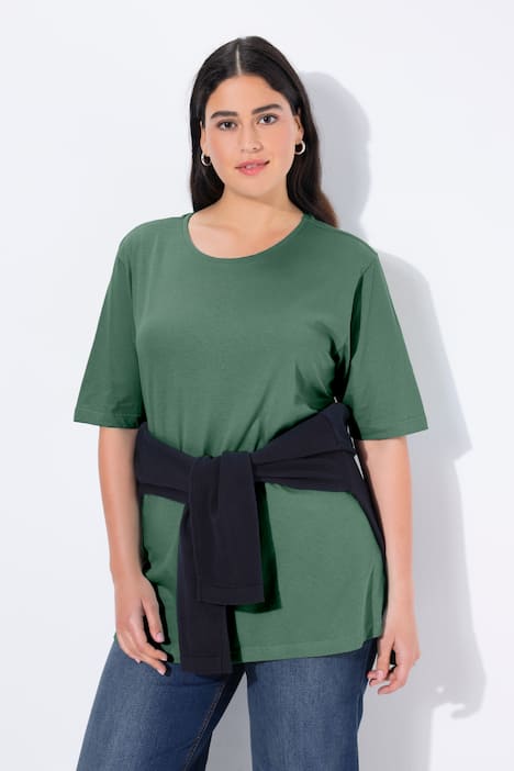 T-Shirt, Rundhalsausschnitt, Relaxed, Halbarm