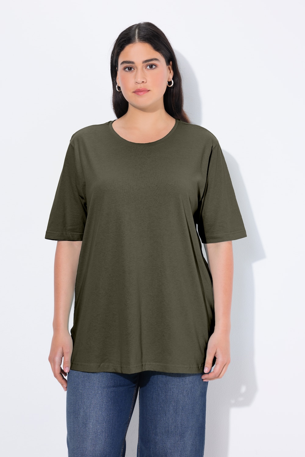 Große Größen T-Shirt, Damen, braun, Größe: 58/60, Baumwolle/Viskose, Ulla Popken