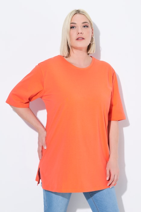 Basic Round Neck Short Sleeve Relaxed Fit  Tee