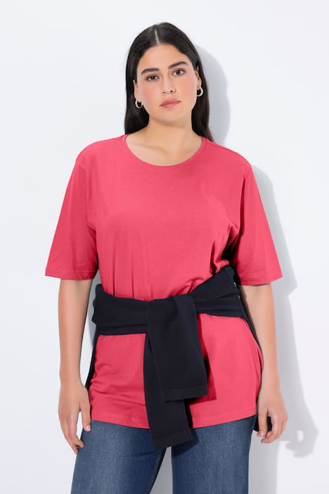 T-Shirt, Rundhalsausschnitt, Relaxed, Halbarm