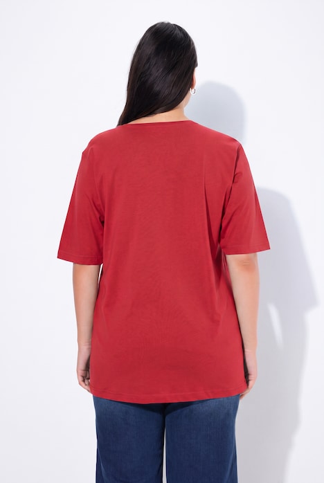 T-shirt coupe Relaxed Fit, décolleté rond et manches courtes