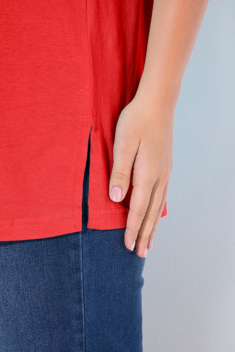 T-shirt, ronde hals, relaxed, korte mouw