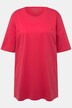T-shirt, okrągły dekolt, luźny krój, rękaw 1/2