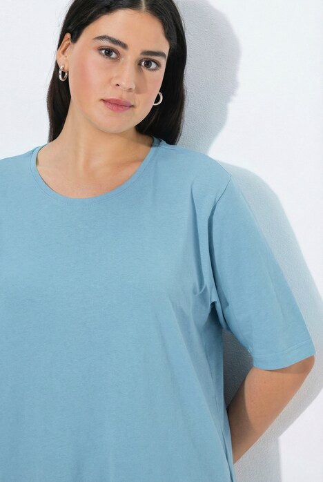 T-shirt, ronde hals, relaxed, korte mouw