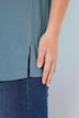 Basic Round Neck Short Sleeve Relaxed Fit  Tee