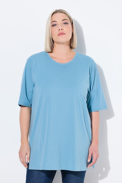 Basic Round Neck Short Sleeve Relaxed Fit  Tee