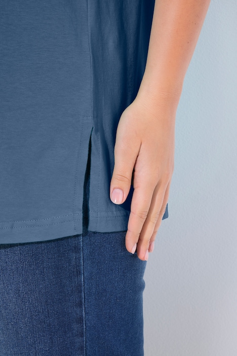 Basic Round Neck Short Sleeve Relaxed Fit  Tee