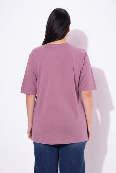 T-Shirt, Rundhalsausschnitt, Relaxed, Halbarm