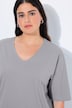 T-shirt, V-hals, relaxed, korte mouw